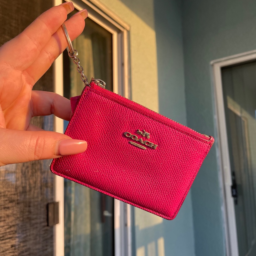 Coach key chain wallet
